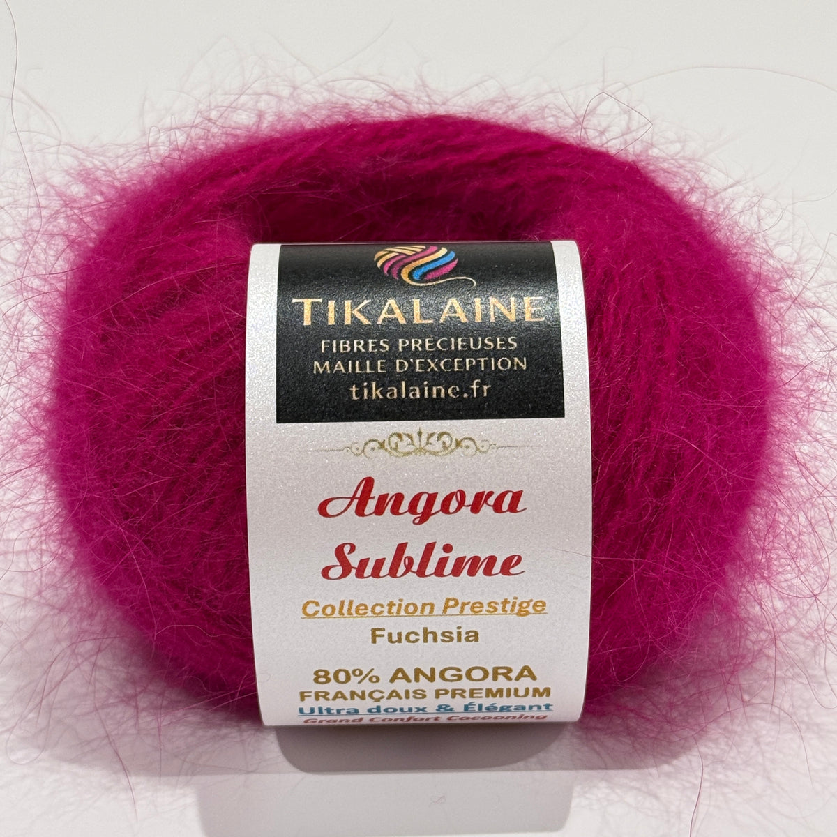 Angora Sublime : 80% Angora Français Premium & 20% Mérinos extrafin