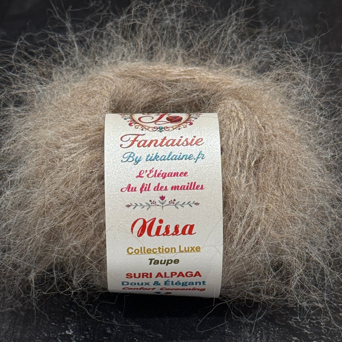 Nissa – Suri Alpaga doux et duveteux – lot à partir de 10 pelotes de 25 g / 110 m