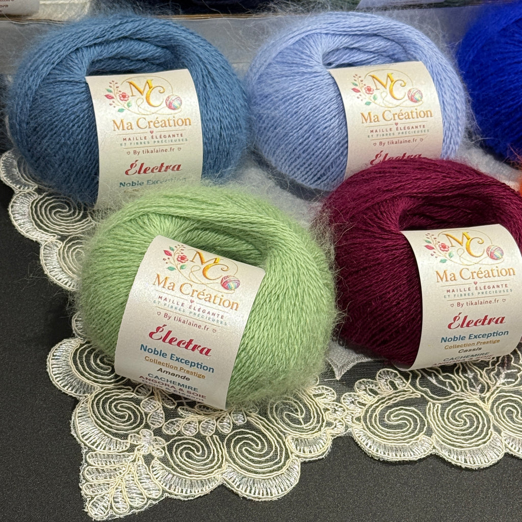 Noble Exception Électra : Cachemire, Angora & Soie