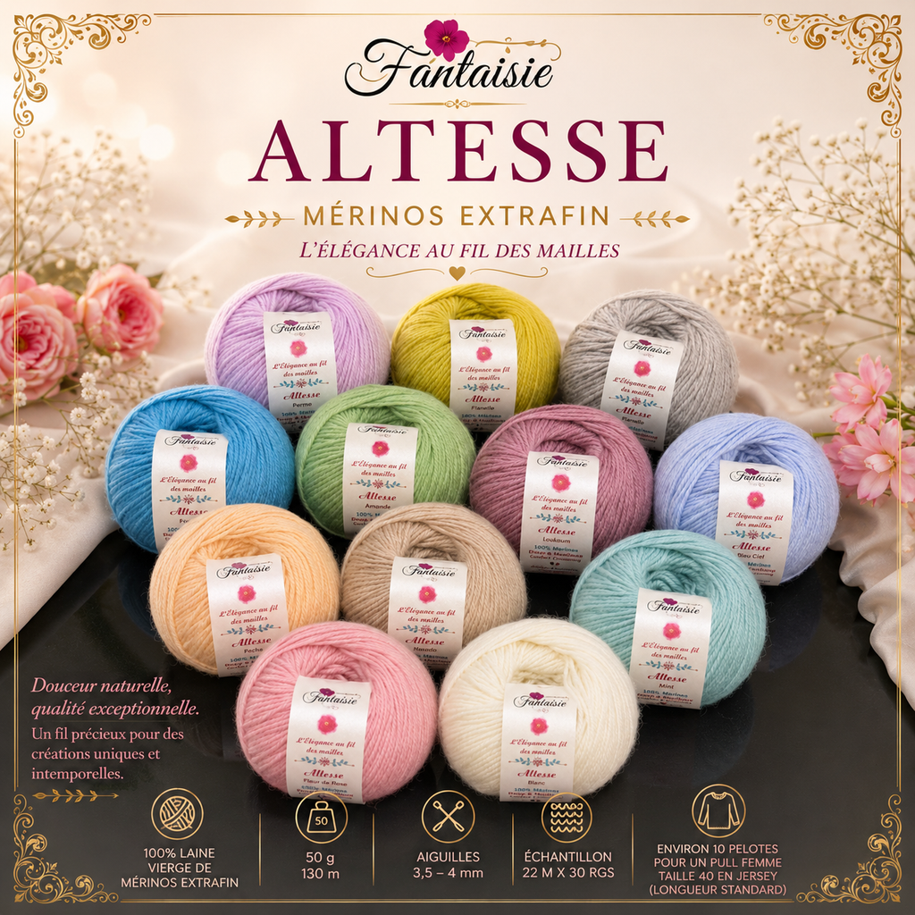 100 % Mérinos Extrafin Altesse