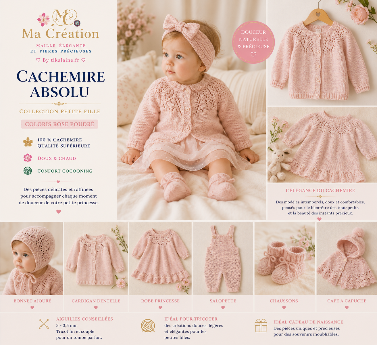 Cachemire Absolu : 100% cachemire
