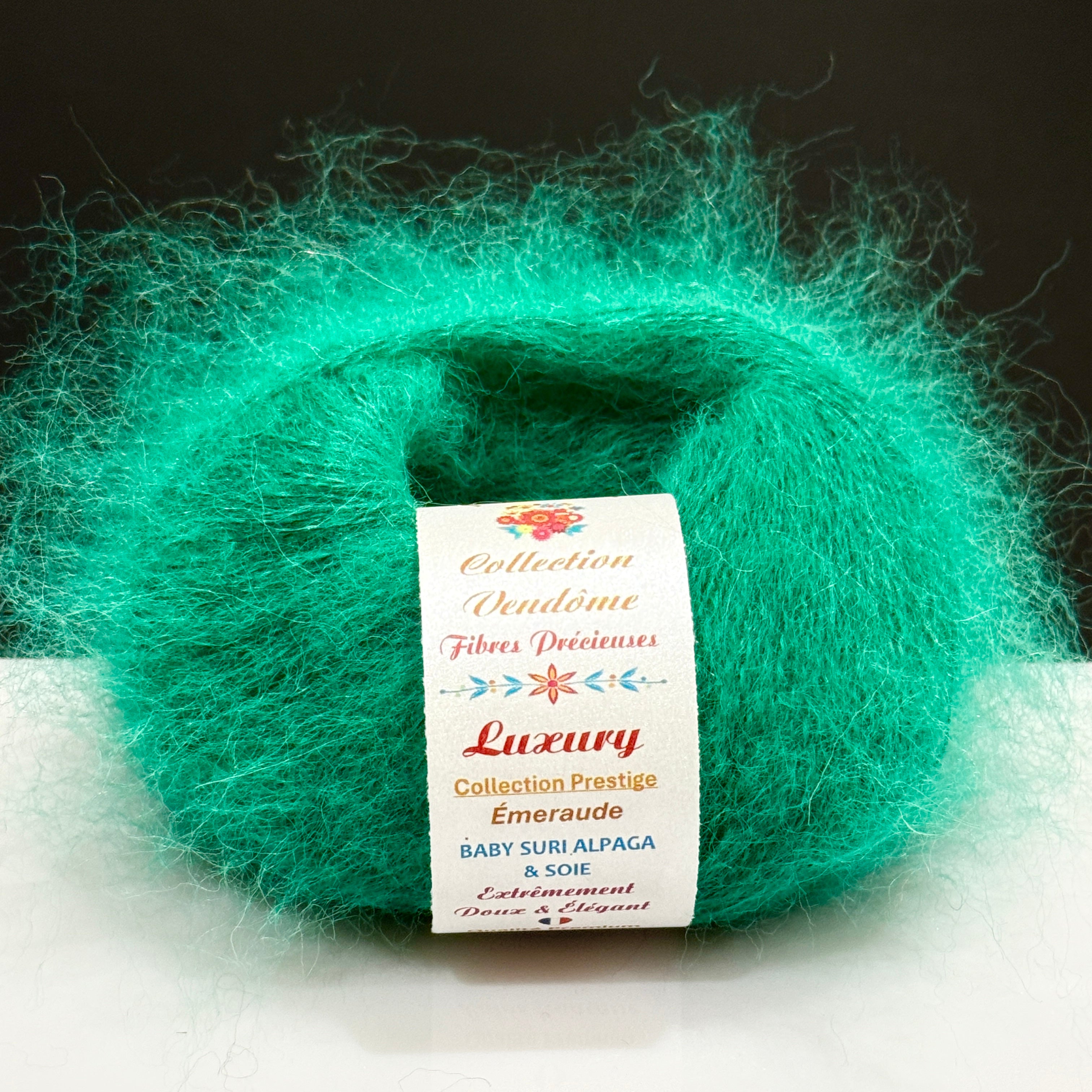 Luxury – Baby Suri Alpaga des Andes & Soie