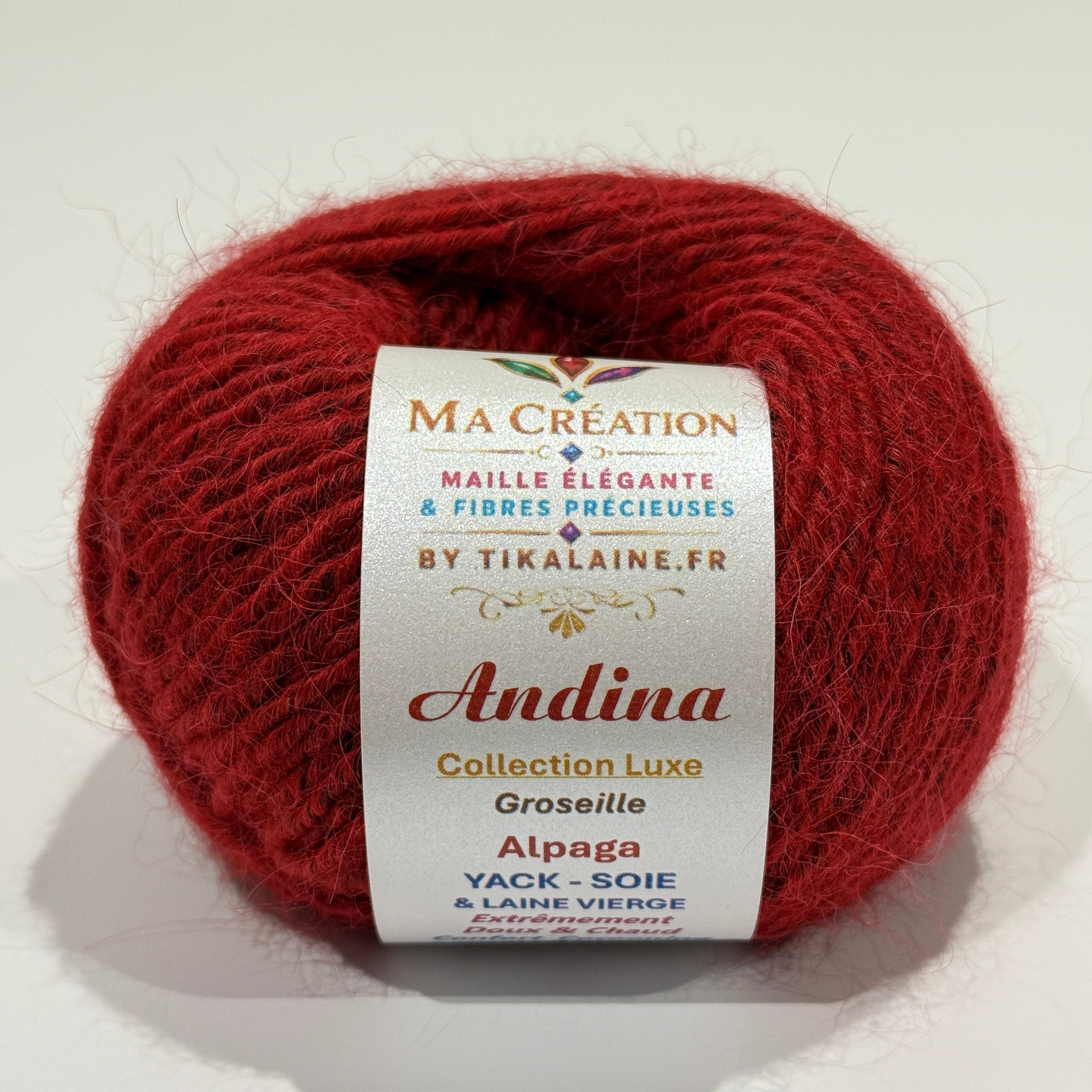Andina : Alpaga, Yack, Soie et Laine vierge