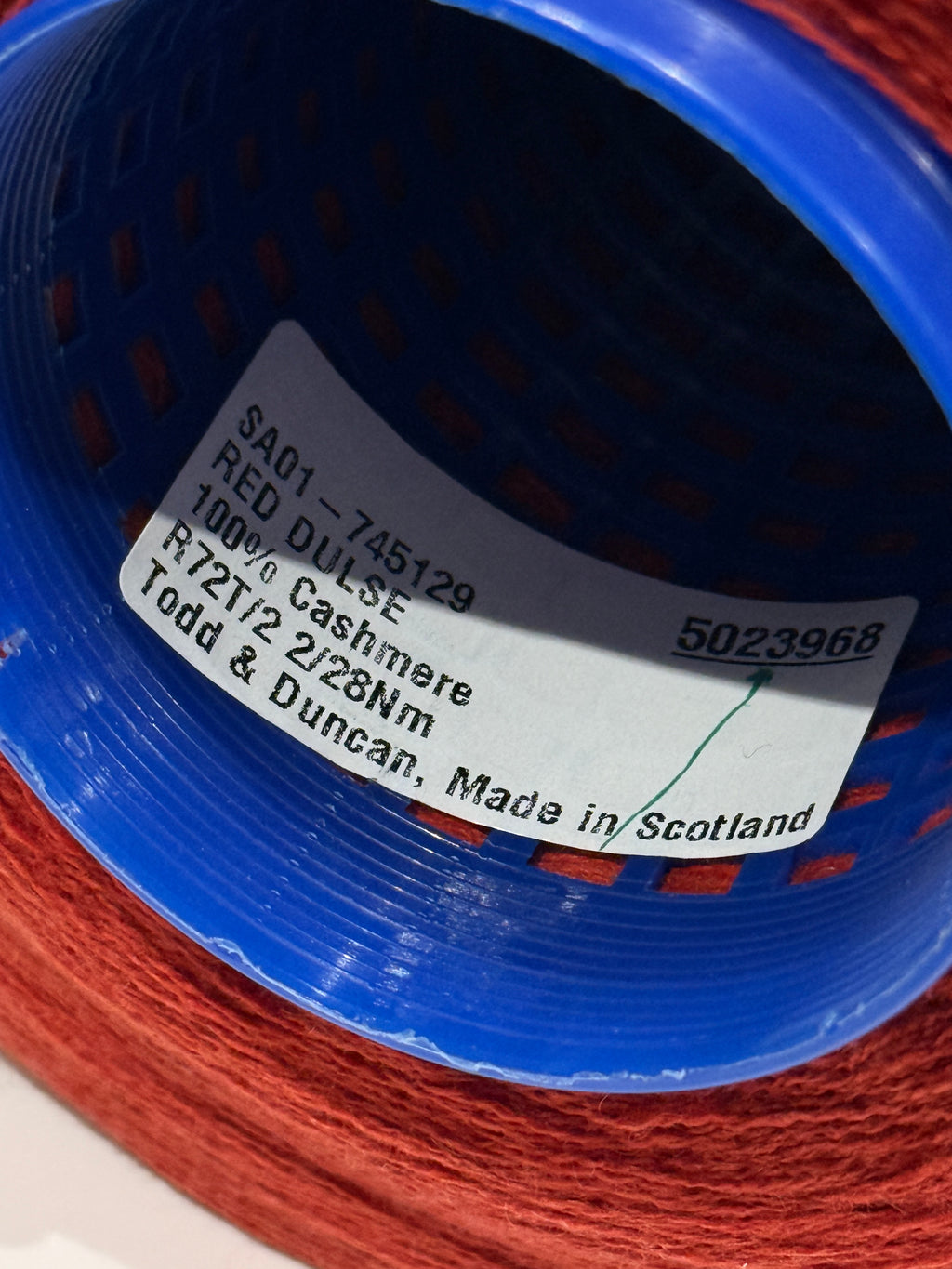 100% cachemire Todd & Duncan : rouge