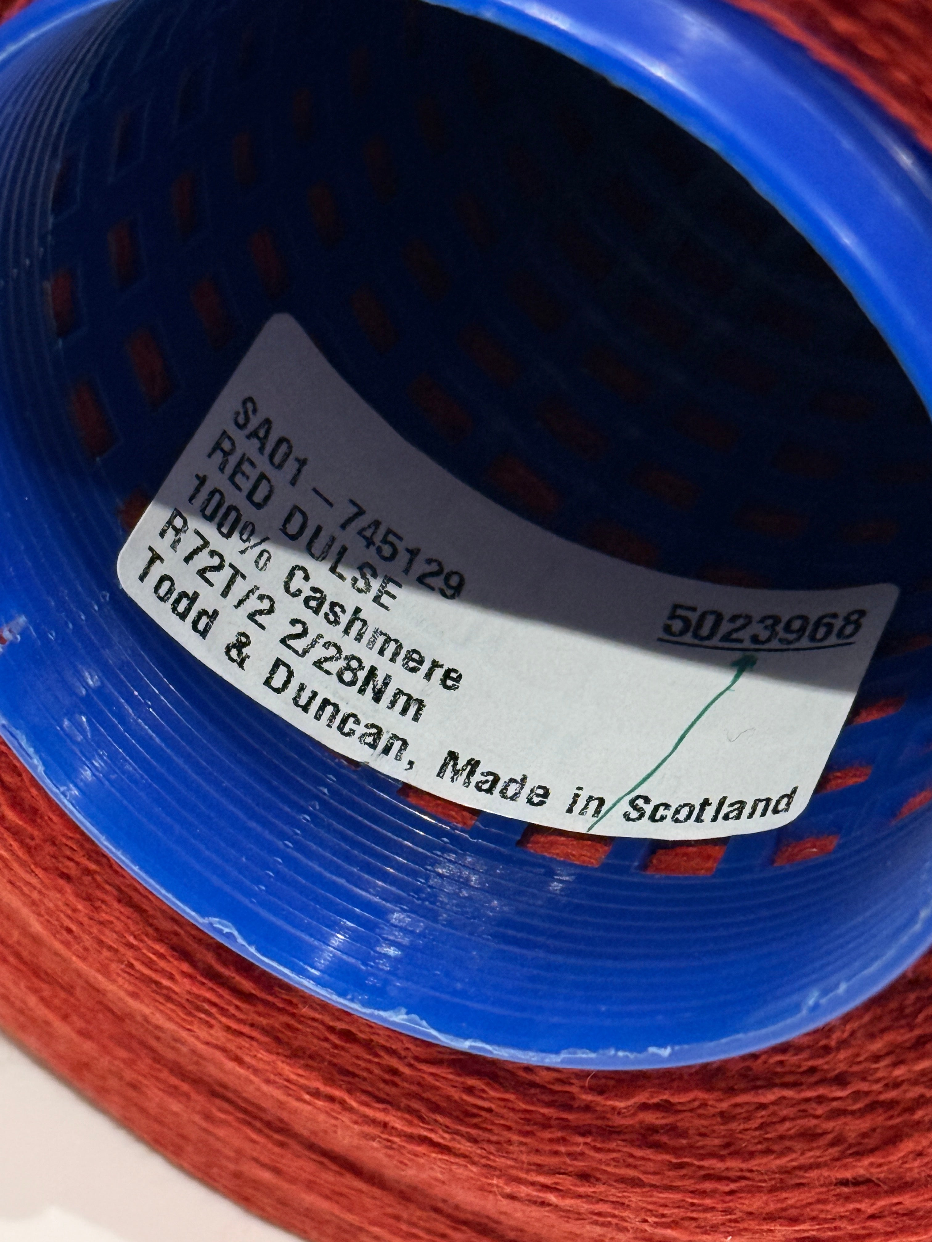 100% cachemire Todd & Duncan : rouge