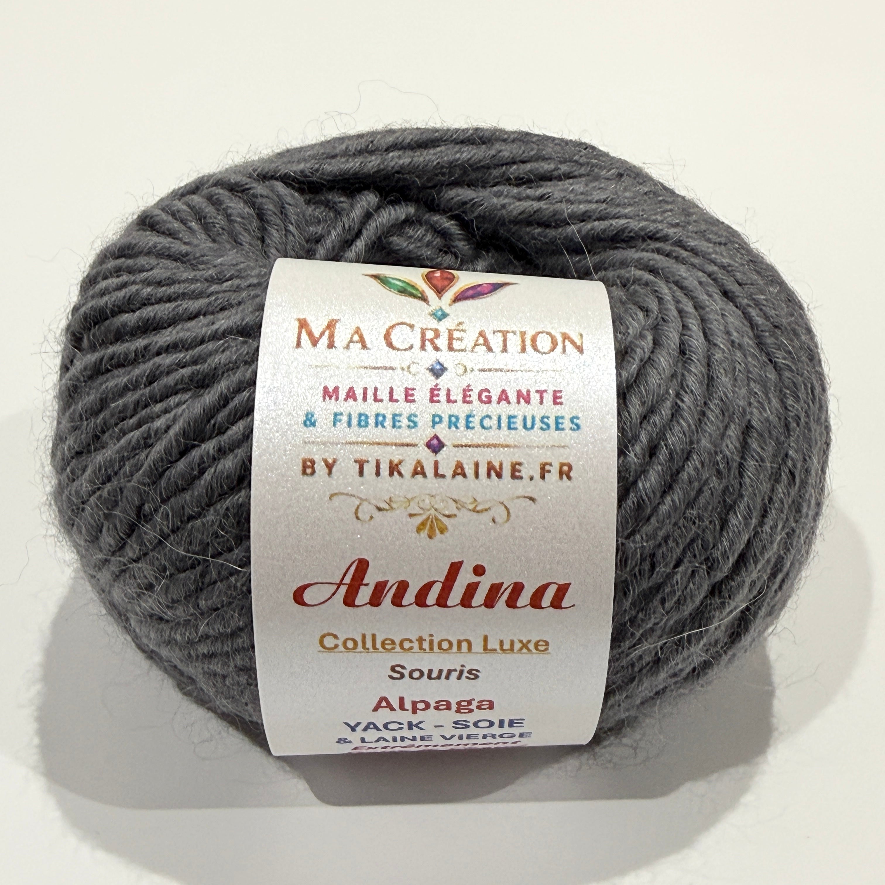 Andina : Alpaga, Yack, Soie et Laine vierge