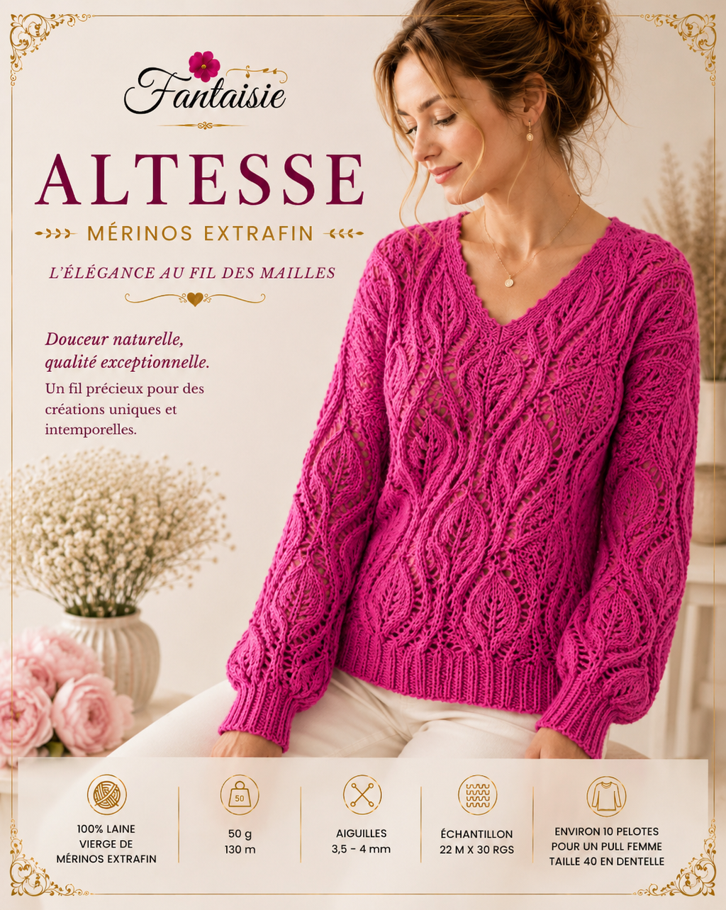 100 % Mérinos Extrafin Altesse