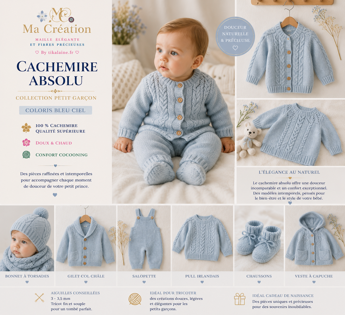 Cachemire Absolu : 100% cachemire