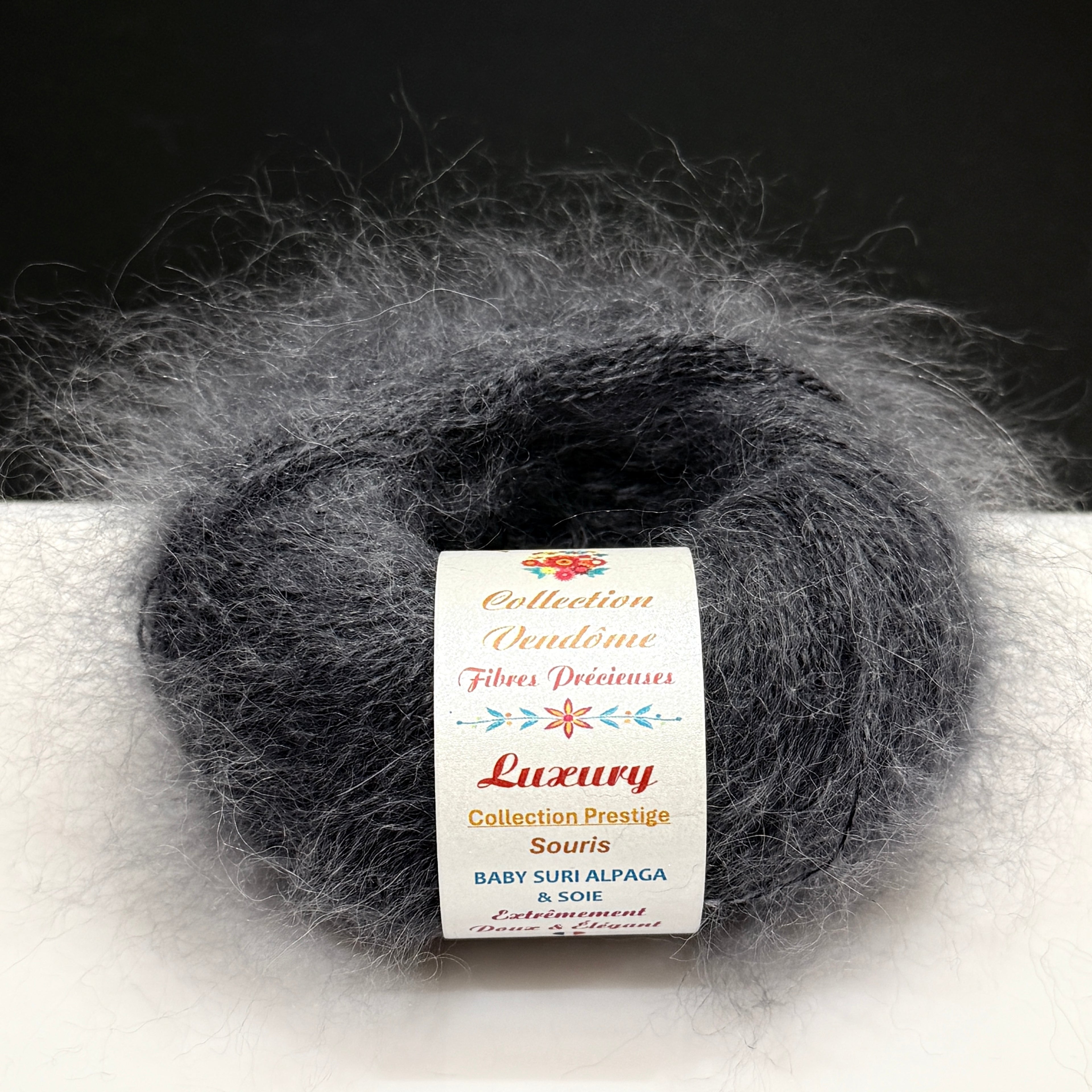 Luxury – Baby Suri Alpaga des Andes & Soie