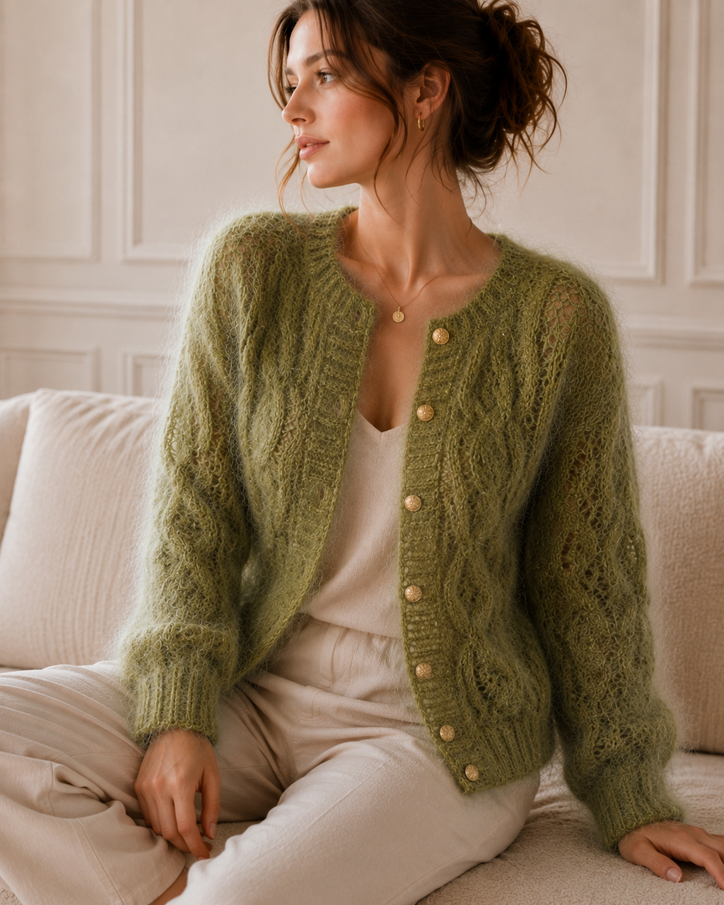 Priscillia : mohair, laine et lurex