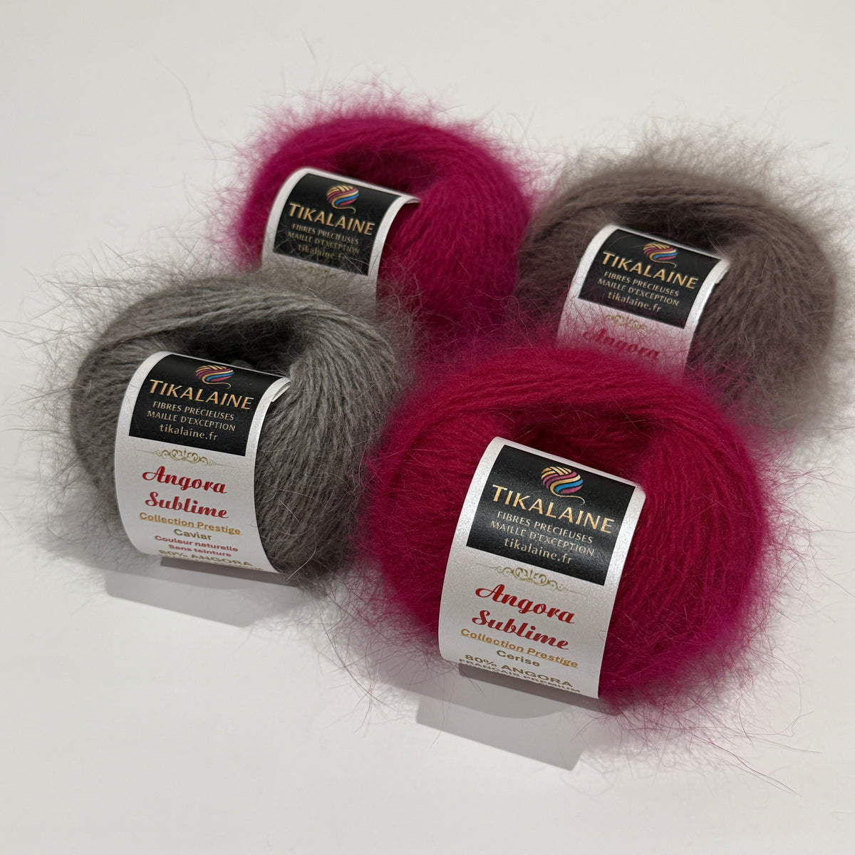 Angora Sublime : 80% Angora Français Premium & 20% Mérinos extrafin