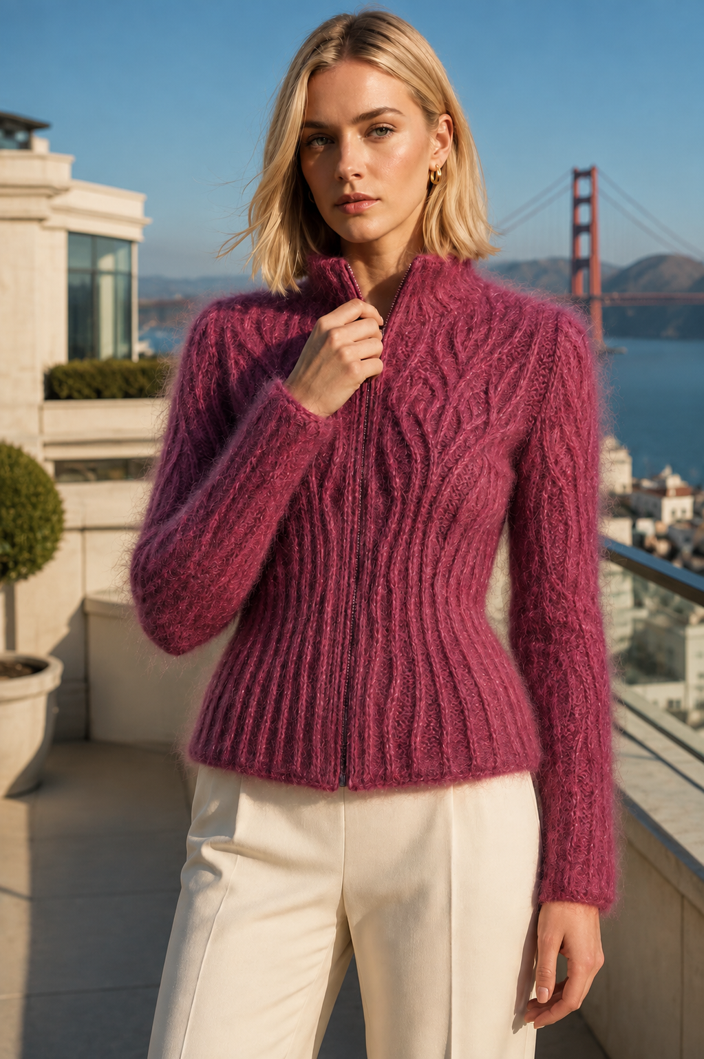 Priscillia : mohair, laine et lurex