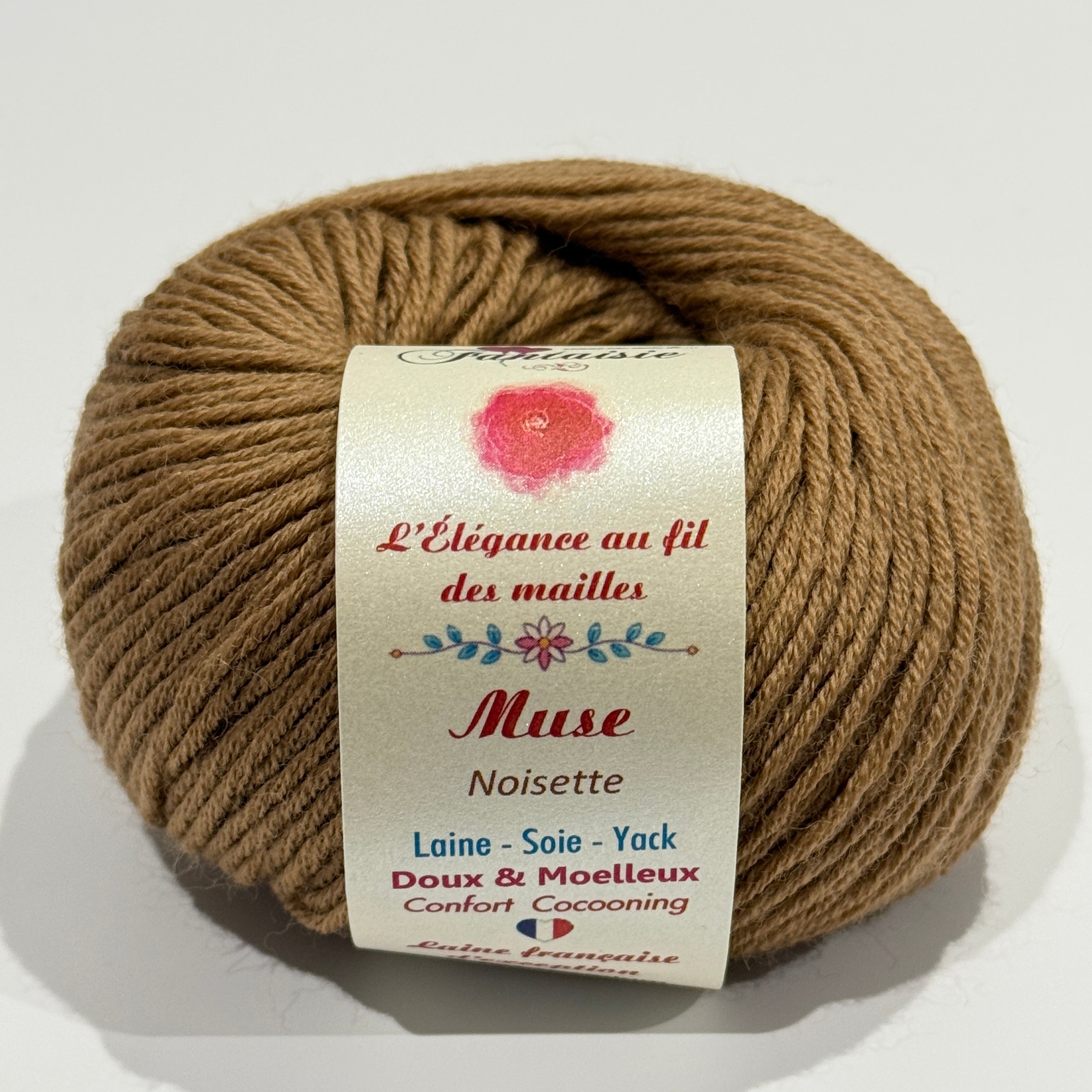 Muse : laine vierge extrafine, soie et yack