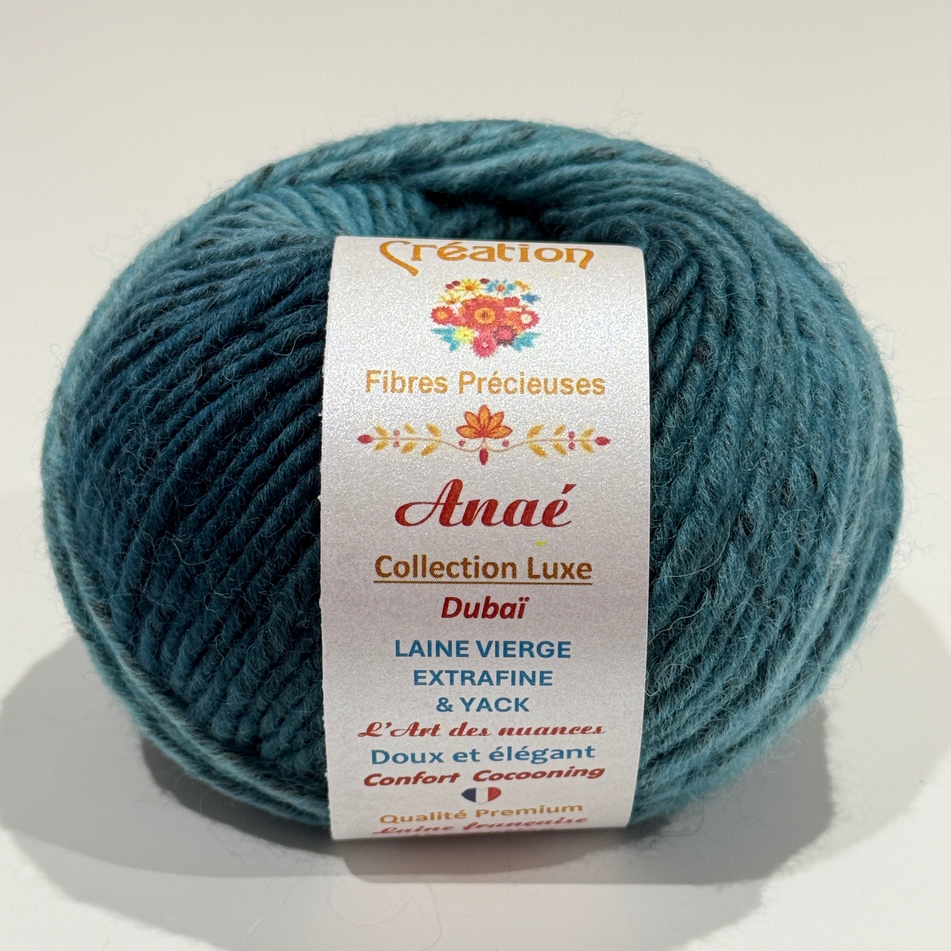 Anaé : laine vierge extrafine et yack