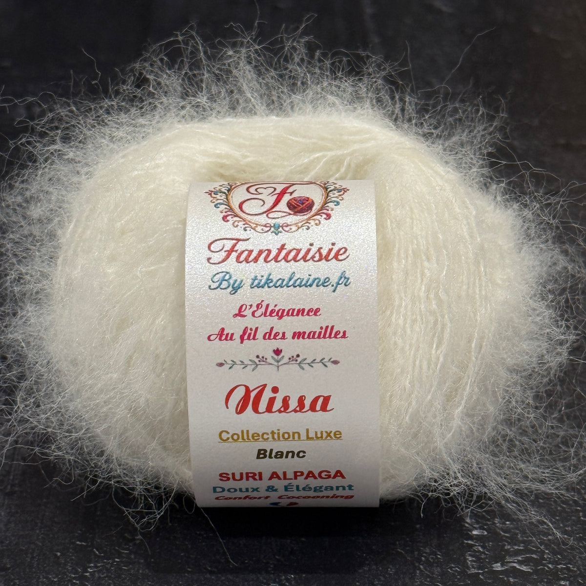Nissa – Suri Alpaga doux et duveteux – lot à partir de 10 pelotes de 25 g / 110 m