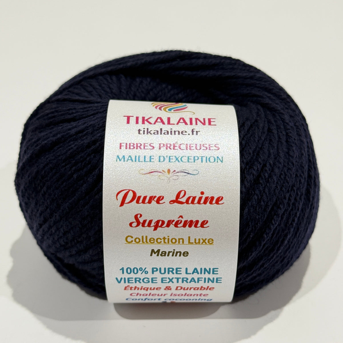 Pure laine Suprême : 100% laine vierge extra fine