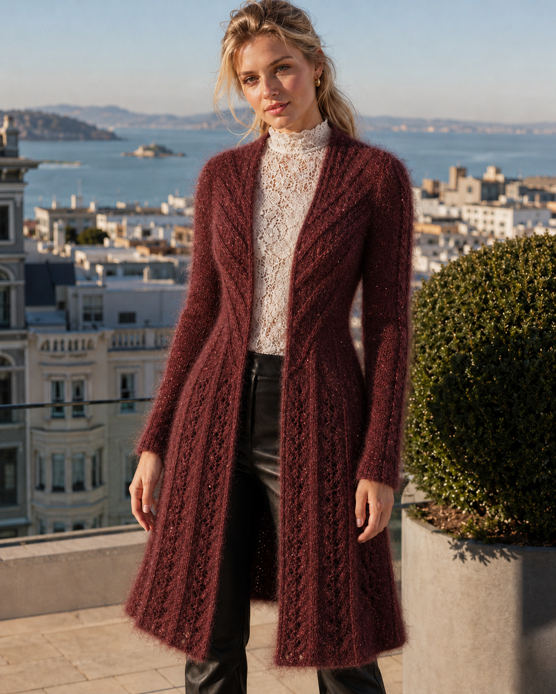 Priscillia : mohair, laine et lurex