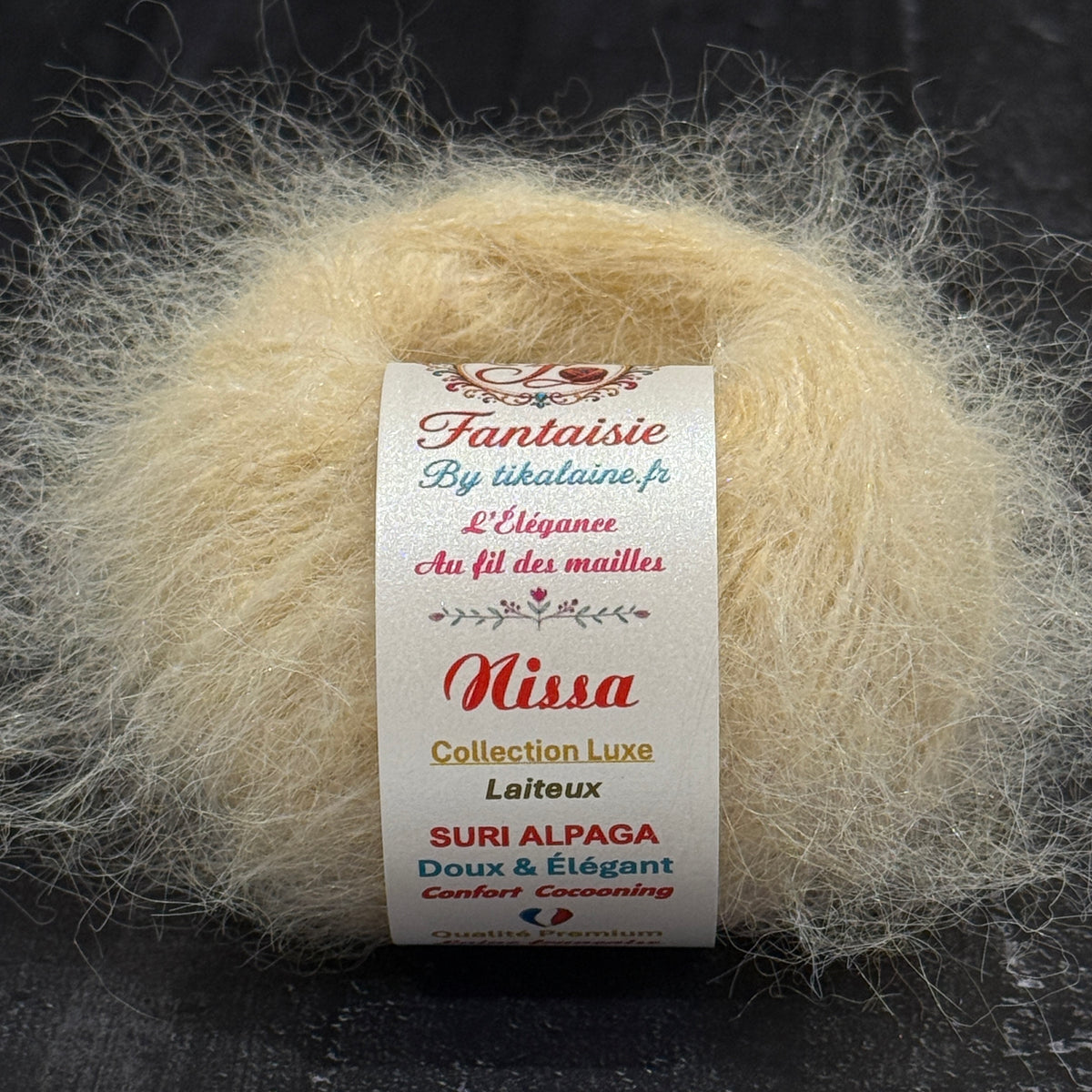 Nissa – Suri Alpaga doux et duveteux – lot à partir de 10 pelotes de 25 g / 110 m