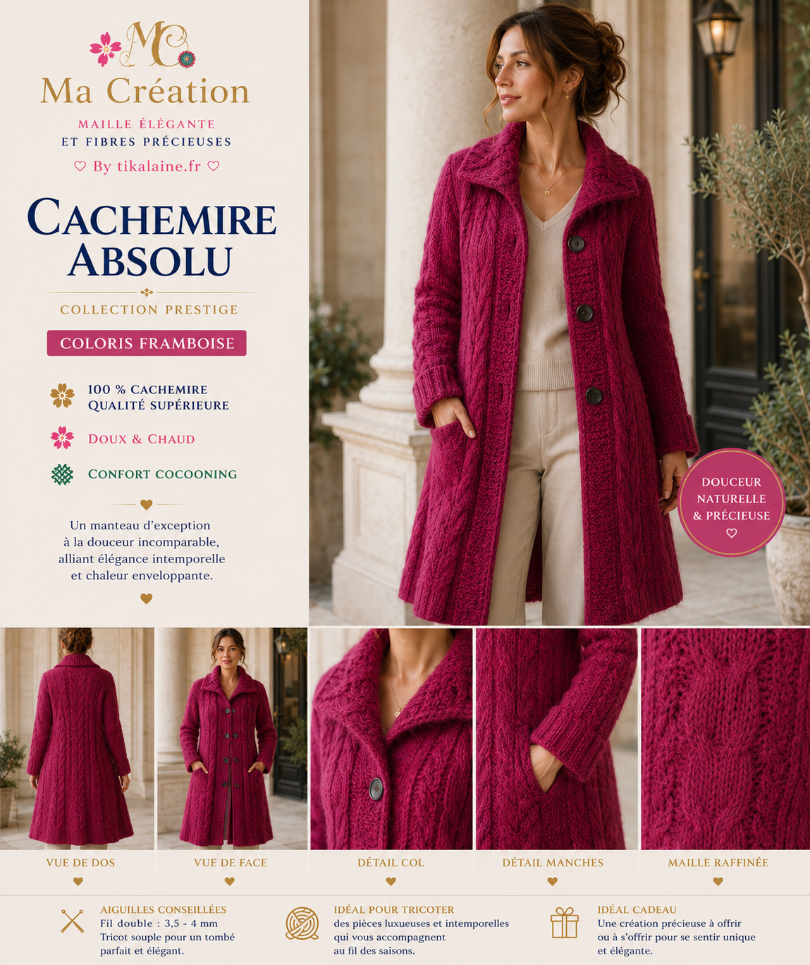 Cachemire Absolu : 100% cachemire