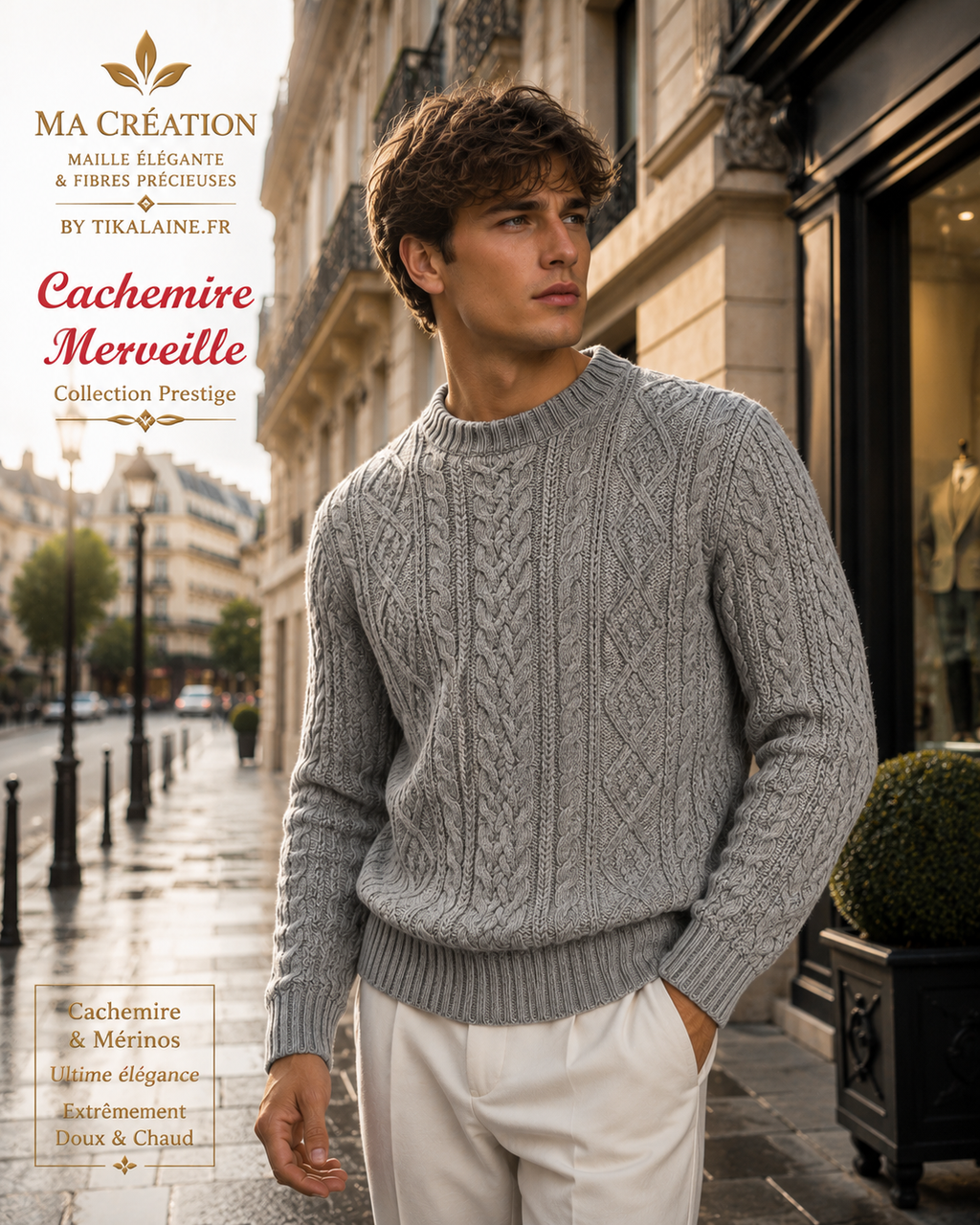 Cachemire Merveille : Cachemire & Mérinos
