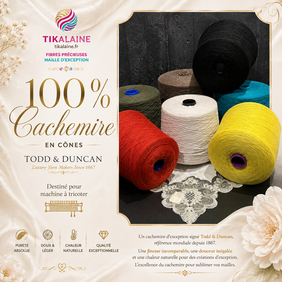 100% CACHEMIRE Todd & Duncan : prix à partir de 112,50€